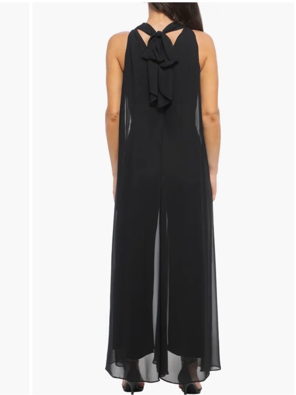 1. State Black Halter-Neck Wide-Leg Jumpsuit